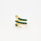 Bague 53 Bague Serpent en émail, diamants et tsavorite 58 Facettes 3250