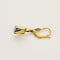Boucles d'oreilles Boucles d'oreilles dormeuses art déco en or deux tons 58 Facettes