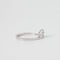 Bague 52 SOLITAIRE DIAMANT OR GRIS 18K 58 Facettes