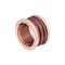 Bague 50 Bague Bulgari, "B.Zero1", or rose, cermet. 58 Facettes 34806
