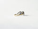 Bague 50 Bague Toi et Moi or jaune - Diamant et saphir 58 Facettes