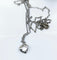 Collier Pendentif coeur et sa chaîne en or blanc, diamant 0,20 carat 58 Facettes AB626