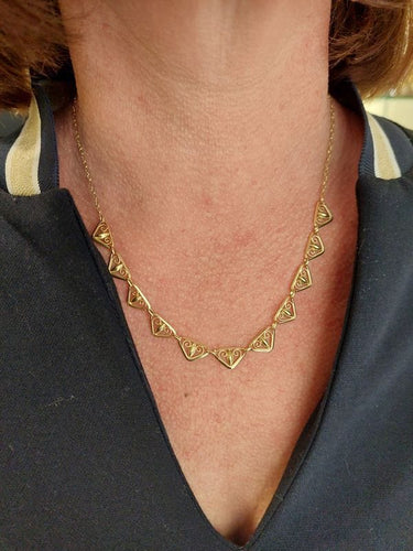 Collier Collier draperie ancienne 58 Facettes 083051