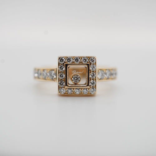 Bague 59 Chopard - Bague Or jaune Happy Diamonds 58 Facettes 1.0000538/2
