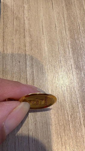 Pendentif AUGIS - Médaille Plus qu’hier, moins que demain - or jaune 58 Facettes 096531084332