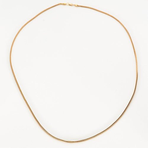 Collier Chaine or rose maille palmier 58 Facettes LP310/8
