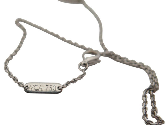 Collier collier VAN CLEEF & ARPELS chanceux alhambra coeur nacre ou 18k 58 Facettes 268918