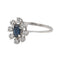 Bague 57 Bague Pompadour Or blanc Saphir, Diamant 58 Facettes 3754270CN