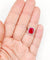 Bague Art Déco or blanc, rubis synthétique et diamants taille rose (circa 1930)