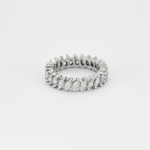 Alliance Américaine Or Blanc et Diamants 2,50 cts