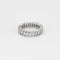 Alliance Américaine Or Blanc et Diamants 2,50 cts