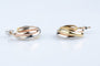 Boucles d'oreilles Paire de boucles d’oreilles en trois ors 58 Facettes CRLCC1143-107