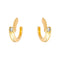 Boucles d'oreilles Boucles d'oreilles Créoles Or jaune Diamant 58 Facettes 4036397CN