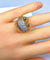 Bague Importante bague or jaune sertie de 33 diamants, vers 1960 58 Facettes AB391
