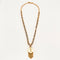 Collier Collier ancien or jaune début XXe avec pendentif. 58 Facettes