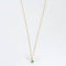 Collier Chaine et pendentif, or jaune et aigue-marine 58 Facettes GU158