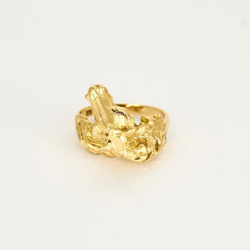 Bague 53.5 Bague or jaune et diamants 58 Facettes BLO0162