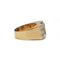 Bague 52 Bague Tank - Or bi-colore, Aigue-Marine et Diamants 58 Facettes 250313R