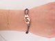 Bracelet bracelet DINH VAN cordon menottes r12 14-26 or rose 18k 58 Facettes 266272