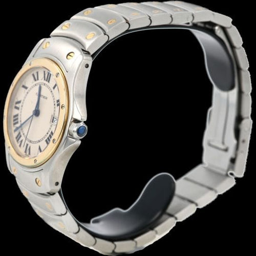 Montre Cartier Montre Santos Galbée Ronde 58 Facettes MT41466