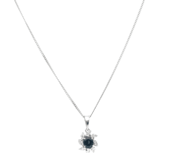 Collier Collier diamants & saphirs 58 Facettes 4046
