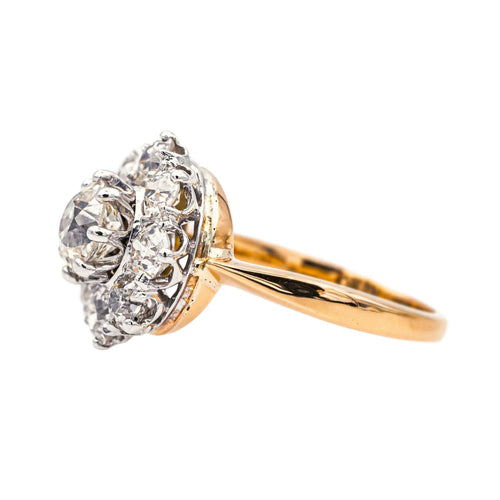 Bague 53 Bague Marguerite Or rose, Platine Diamant 58 Facettes 3904851CN