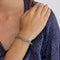 Bracelet Bracelet en or gris avec diamants 58 Facettes GU23