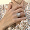 Bague 50 Bague en or gris 18K avec 2,33 Cts de diamants - Vers 2009 - Taille 50 58 Facettes FB09734