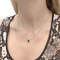 Collier Collier or blanc, saphir. 58 Facettes 34761