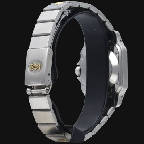 Montre Cartier Montre Santos Dame Or Jaune 18K Et Acier 58 Facettes MT41482