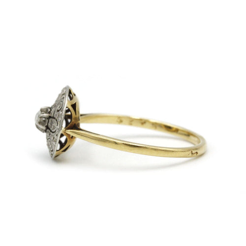 Bague 57 Bague or, platine & diamants 58 Facettes 250015R