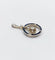 Pendentif Pendentif cible Art Déco or blanc, diamants, saphirs calibrés (circa 1920) 58 Facettes A05269