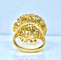 Bague 53 Bague - Bague multifleurs en or jaune et saphirs, rubis, diamants 58 Facettes AB671
