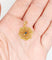 Pendentif vintage or jaune araignée sur sa toile, pierre bleue et perle 58 Facettes A06223