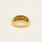 Bague 53.5 Bague jonc en or jaune, diamant, rubis, saphir et émeraude 58 Facettes LOR33782