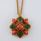 Boucles d'oreilles VAN CLEEF & ARPELS - Parure "Delphe Collection" Corail et chrysoprase 58 Facettes DV0332-5