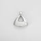Pendentif Pendentif or blanc pavé de diamants 58 Facettes 340742