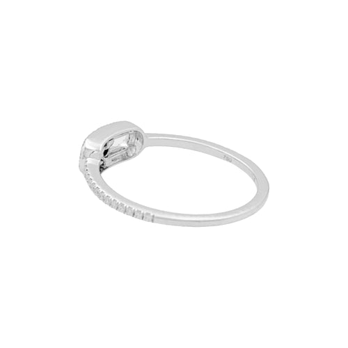 Bague 54 Bague Messika, "Move Uno Pavé", or blanc et diamants. 58 Facettes 34888