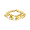 Bracelet Bracelet vintage maillons style pépite, or jaune. 58 Facettes 34801