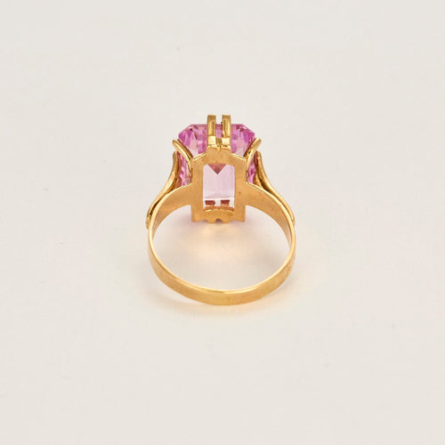 Bague 57 Bague Scarabée en or jaune et saphir 58 Facettes LP1180/15