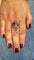 Bague 61 Bague multi pierres or jaune 18 carats 58 Facettes