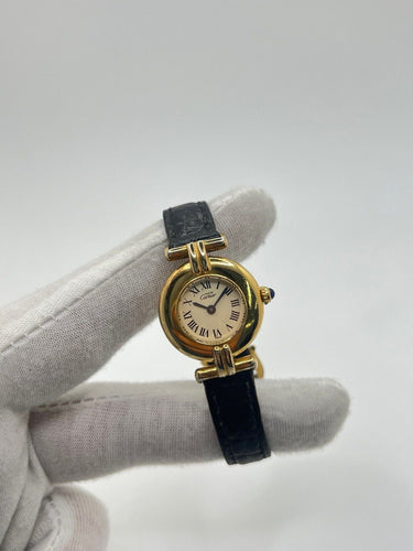 Montre Cartier - Montre Colisée Must en vermeil et argent, mouvement quartz 58 Facettes