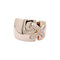 Bague 55 Bague Chaumet, "Liens" grand modèle, or rose, diamants. 58 Facettes 35128