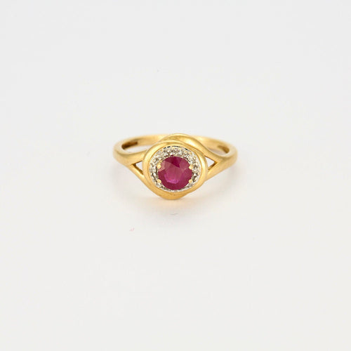 Bague 50 Bague Tourbillon or jaune rubis diamants 58 Facettes LP1024/13