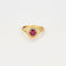 Bague 50 Bague Tourbillon or jaune rubis diamants 58 Facettes LP1024/13