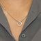 Pendentif Pendant en Or jaune & blanc 18k 58 Facettes CAN12053