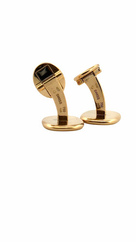 Boutons de manchettes Patek Philippe en or 18 carats