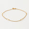 Bracelet Bracelet or jaune maille forçat perle de culture 58 Facettes LP866/8