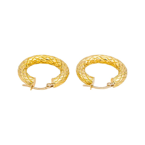 Boucles d'oreilles Boucles d'oreilles Créoles  Or jaune 58 Facettes 4895768CN