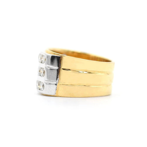 Bague Bague en or blanc sertie de diamants de 1,50 ct 58 Facettes 13414